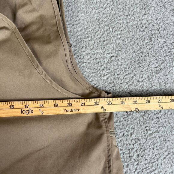 Vintage Columbia Sportswear Fly Fishing Vest Men Large Khaki Beige Tackle FM1010 - Picture 13 of 14